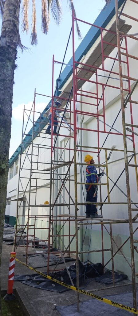 PINTURA EXTERIOR DEL EDIFICIO ADMINISTRATIVO