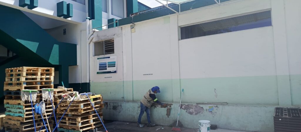 PINTURA EXTERIOR DEL EDIFICIO ADMINISTRATIVO