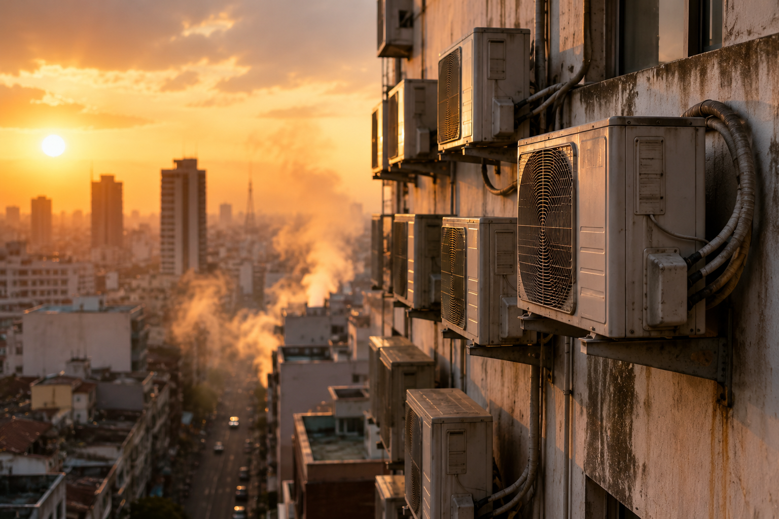 El círculo vicioso que nadie quiere ver: por qué el aire acondicionado está calentando nuestras ciudades